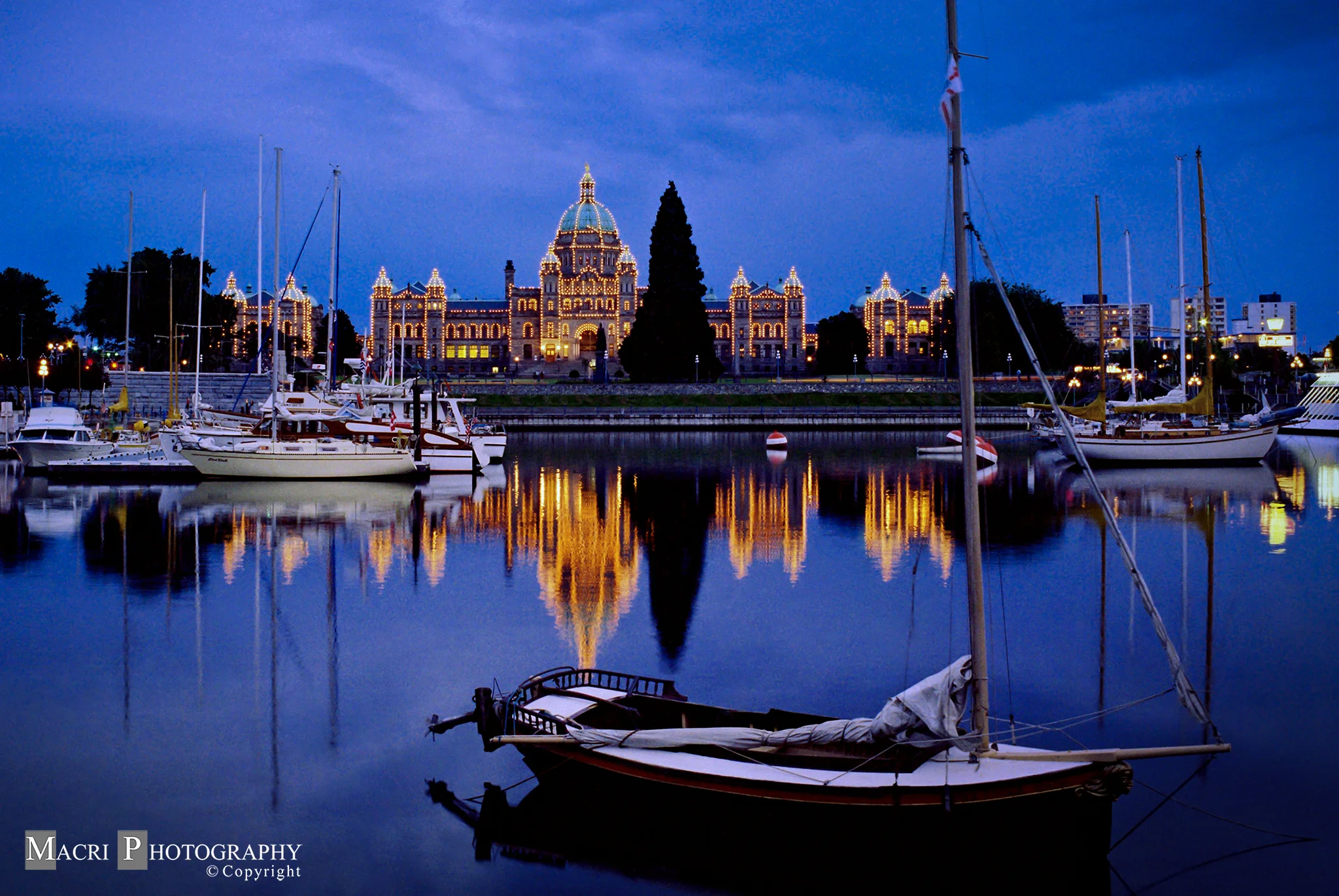 Parliament Building and waterfront, Victoria, B.C.