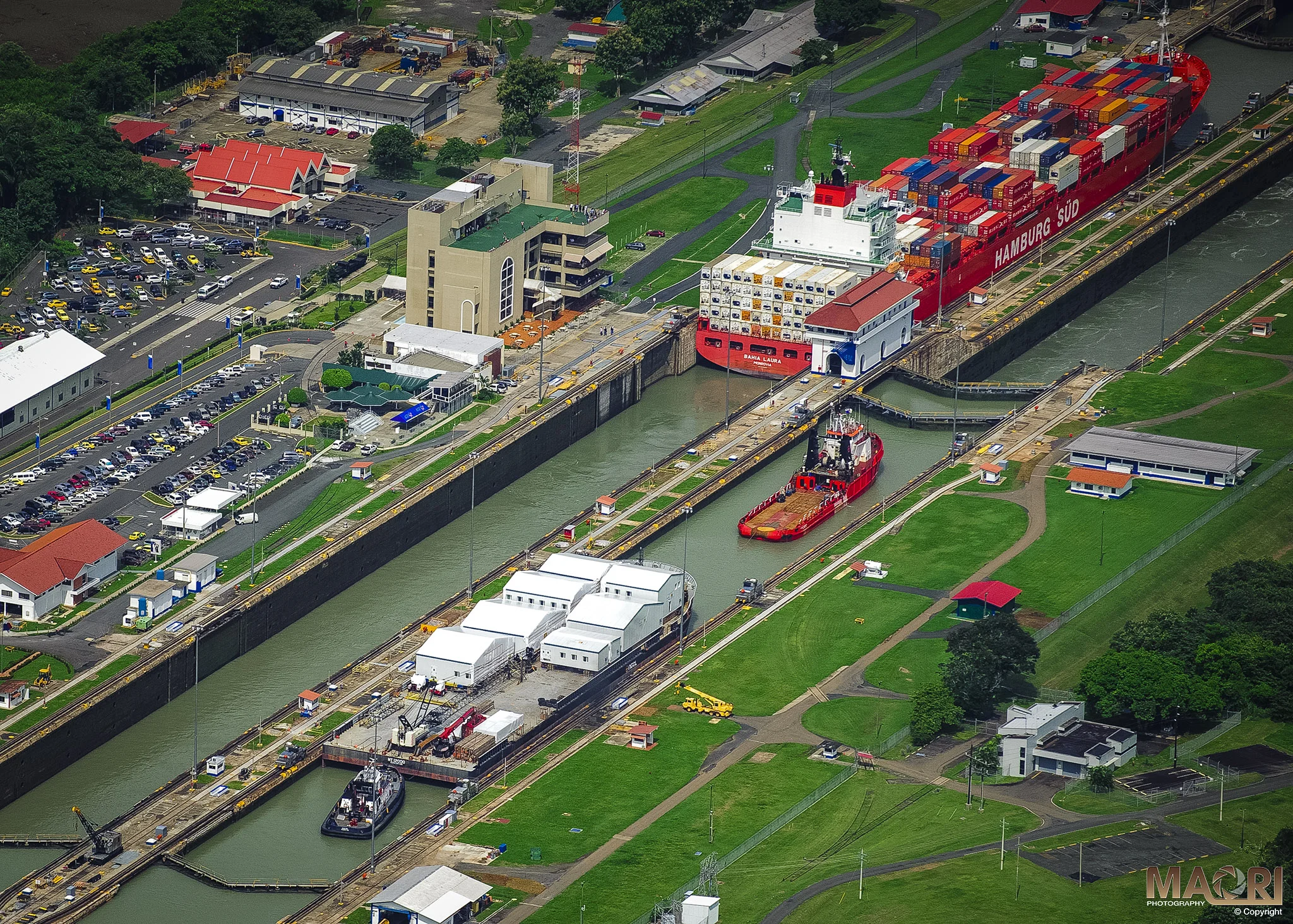 Miraflores Locks, Panama Canal, South America