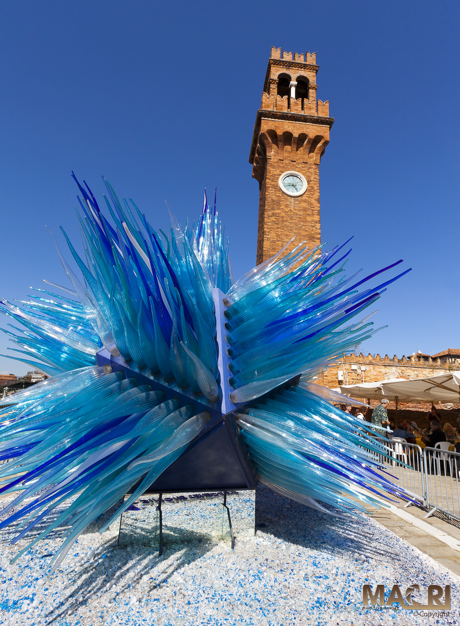 Murano, Venice clock tower, Italy