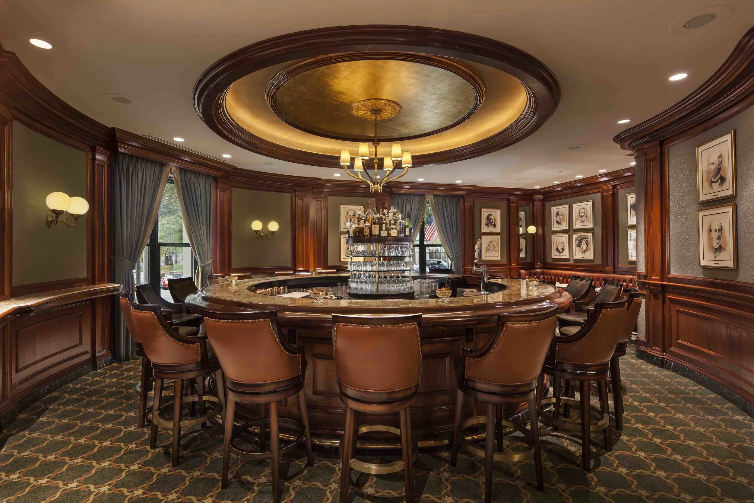 Round Robin Bar at the Willard InterContinental — it is said the term "lobbying" was first coined here