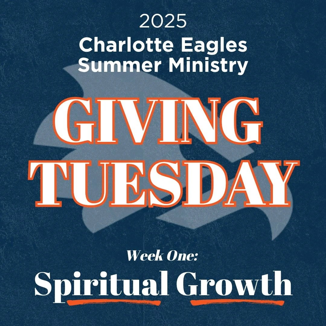 Week One of our #GivingTuesday campaign is here! 🙌

This week, we&rsquo;re diving into the first pillar of our Summer Ministry Teams &mdash; 𝑺𝒑𝒊𝒓𝒊𝒕𝒖𝒂𝒍 𝑮𝒓𝒐𝒘𝒕𝒉. 

Through intentional discipleship, Eagles players learn what it means to g