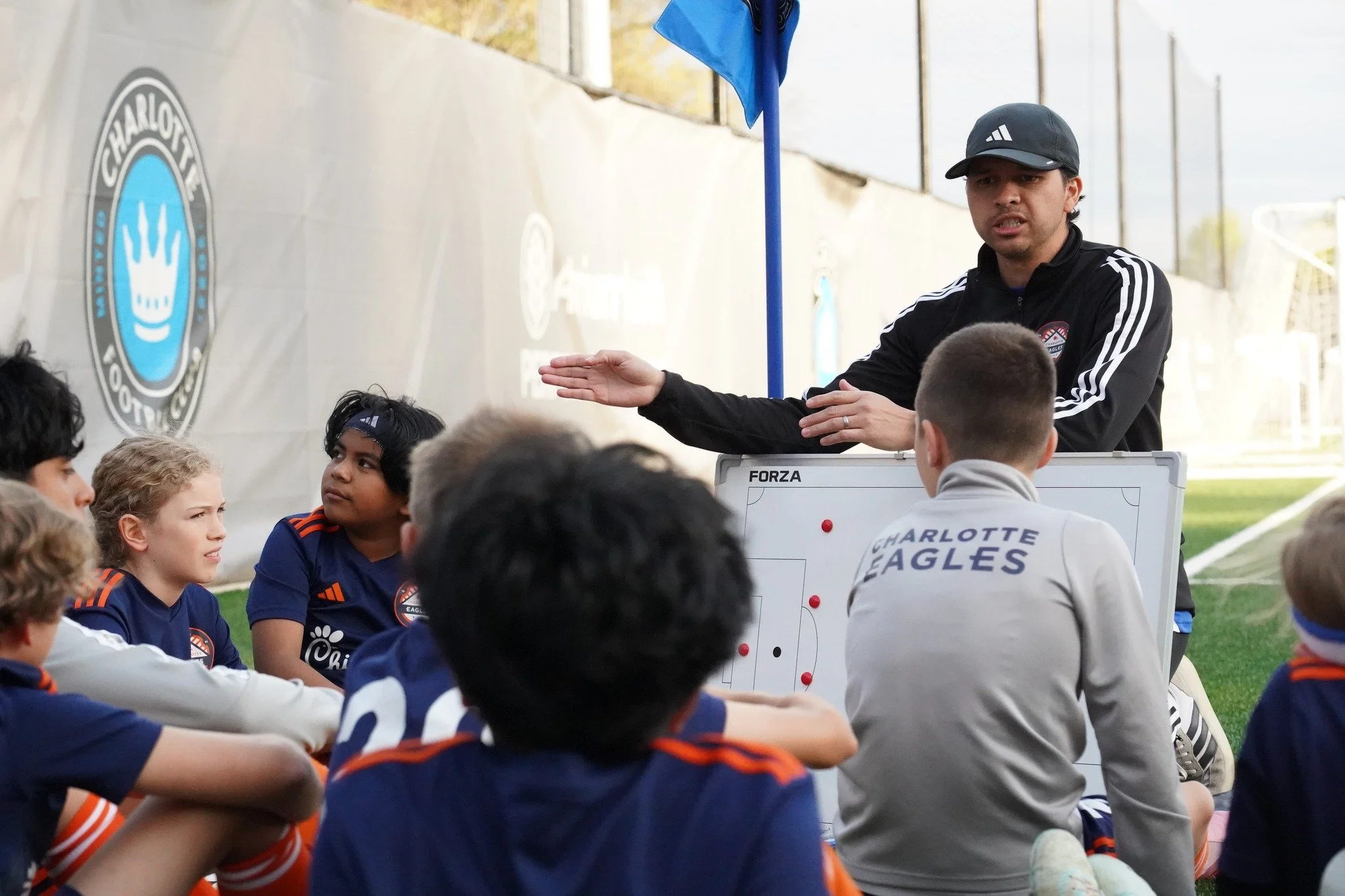 On Thursday, our 2014 Pre-Academy boys had the opportunity to face off against a Charlotte FC Academy Discovery team 👏 

We're so proud of our young Eagles and how they play, compete, and steward this great gift! ⚽️

James 1:17

#SoliDeoGloria