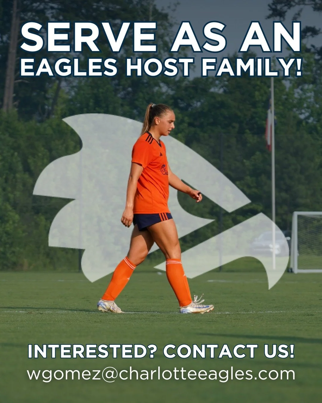 Every summer, players and interns from all over come to serve and play with the Charlotte Eagles.

Host families play a vital role in our mission by opening their homes and investing in the personal and professional growth of these individuals throug