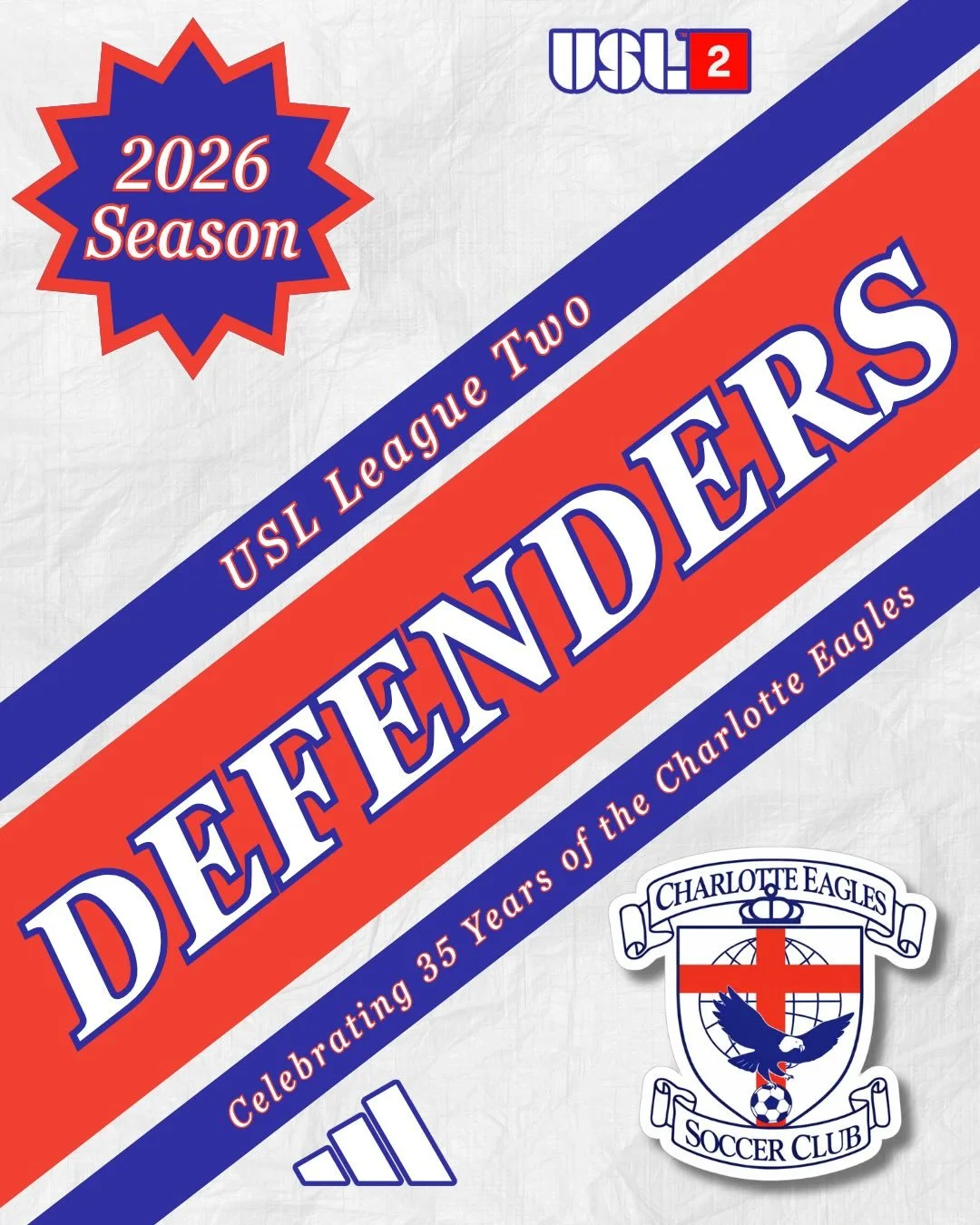 𝑫𝒆𝒇𝒆𝒏𝒔𝒆 𝒐𝒏 𝒍𝒐𝒄𝒌 🔒 

Introducing the guys who will be holding it down on the back line for the 2026 season 💪

#SoliDeoGloria | #USLLeagueTwo | #Path2Pro