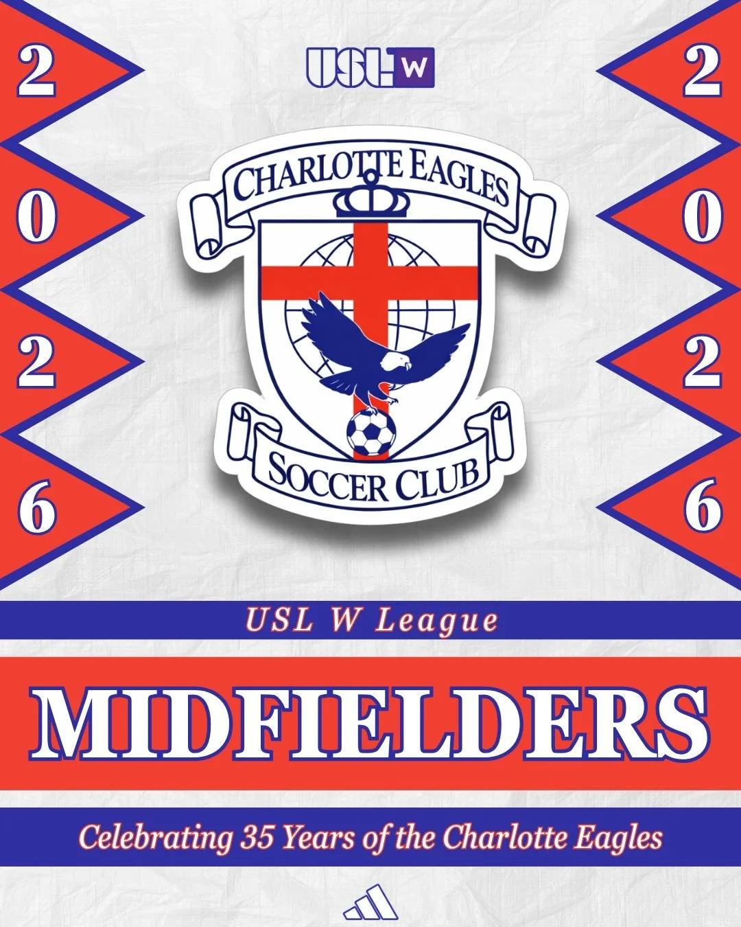 Say hello 👋 to the ladies that will be pulling the strings 🪡 in midfield this season for our 2026 @uslwleague campaign 🔥

#SoliDeoGloria | #USLWLeague | #USLW | #Path2Pro