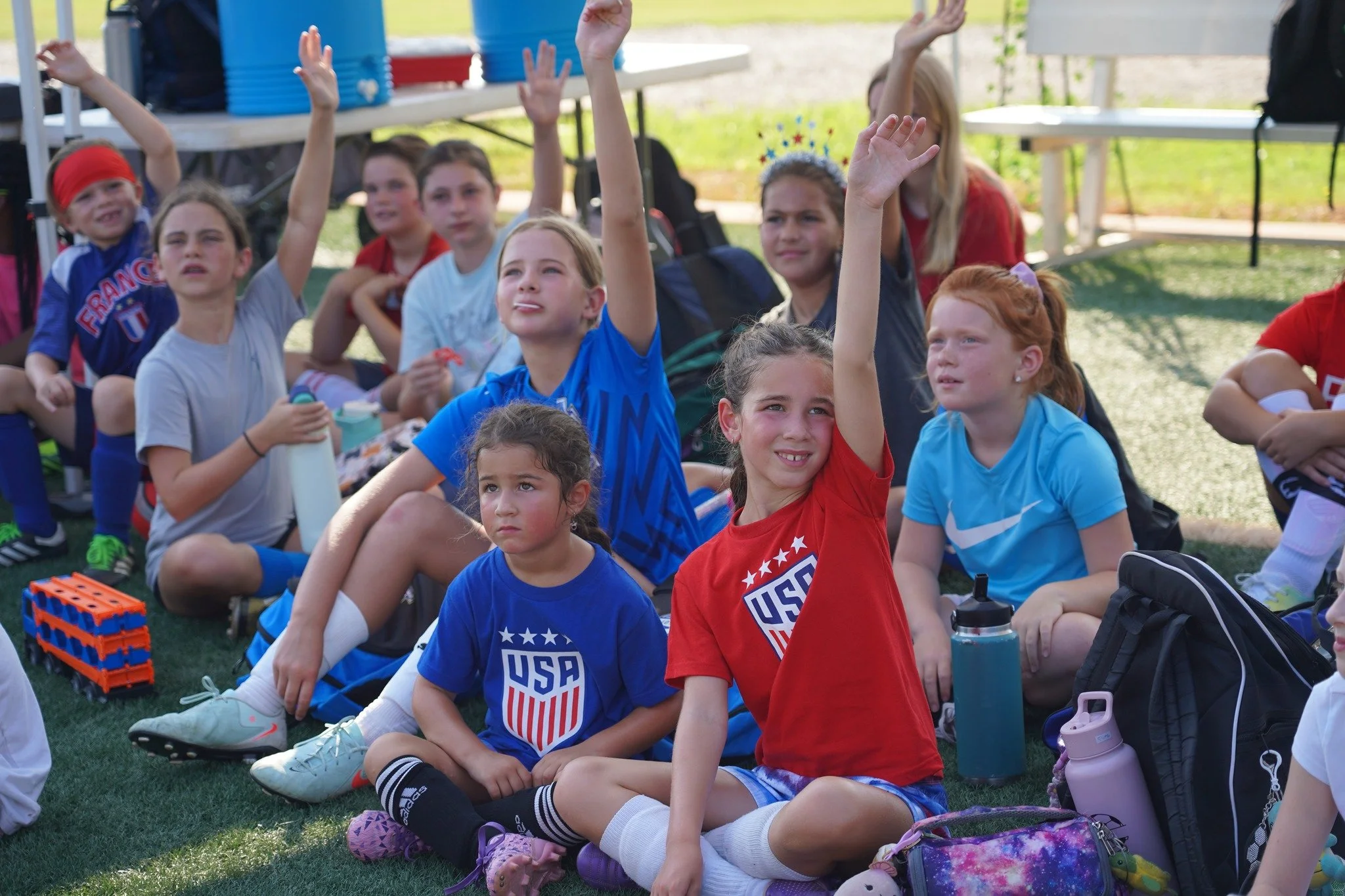 Raise your hand if summertime is on your mind! 🙋&zwj;♀️🙋&zwj;♂️☀️

Eagles Camps are just around the corner and we want to see you there! 🦅⚽️ 

Visit charlotteeagles.com/camps or 🔗 click the link in bio to register. 

#SoliDeoGloria 

------------
