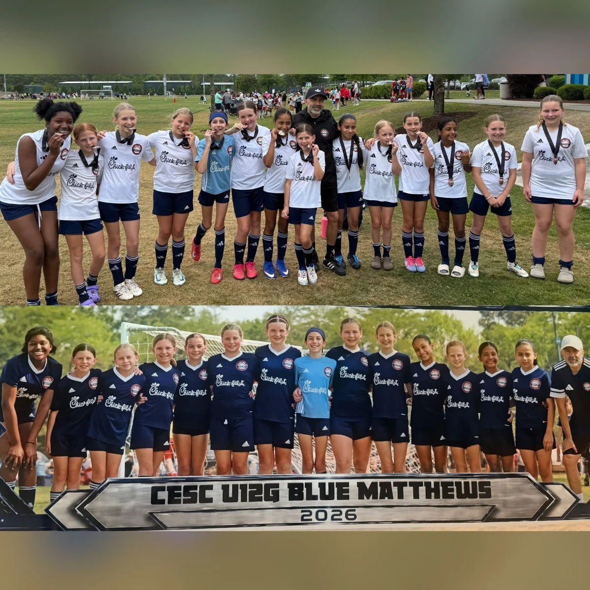 Congratulations to our U12 Blue Matthews girls team on winning the Coastal Spring Classic at Myrtle Beach this weekend 👏🏆

We're so proud of your hard work, growth, and spirit you've shown this season! 🦅⚽️

#SoliDeoGloria