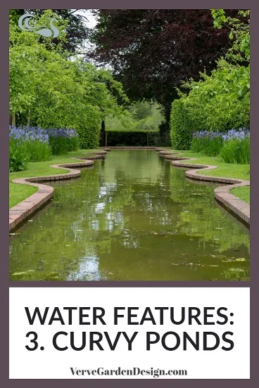 Curvy canal at Bryan's Ground, garden home of David Wheeler and Simon Dorrell. Image: Chris Denning/Verve Garden Design