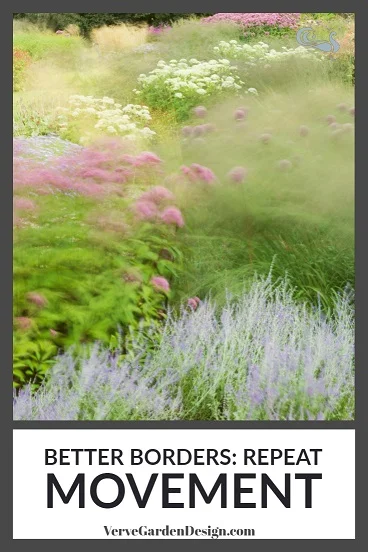 Drifts of gently-moving grasses interspersed between more static plants pulls the eye in. Designer: Piet Oudolf at Trentham Gardens. Image: Chris Denning/Verve Garden Design.