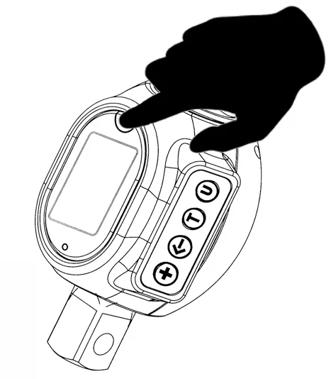 1) PRESS THE POWER BUTTON