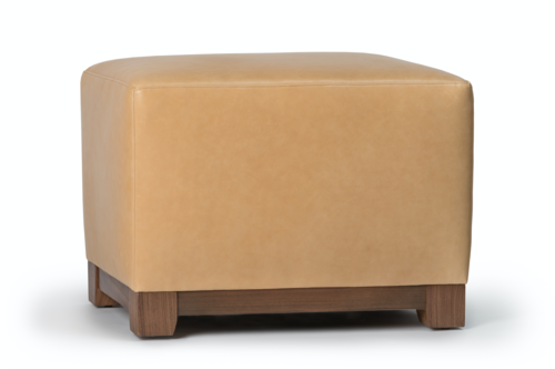 Leather Ottoman