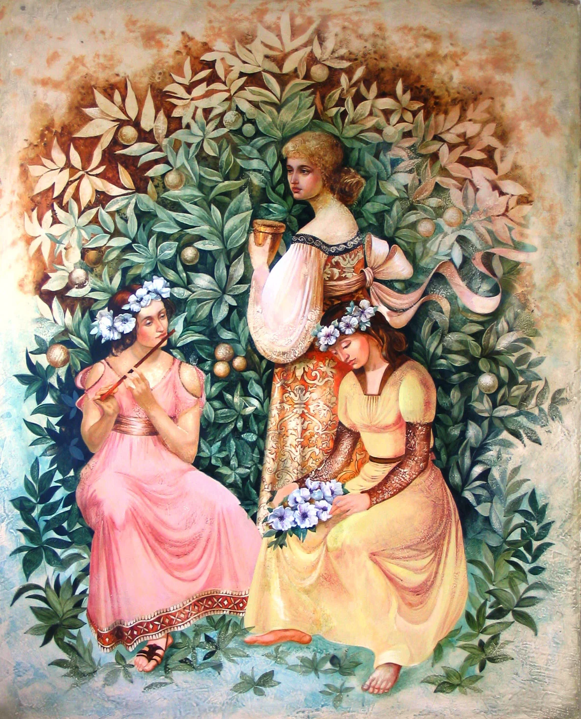 Three Muses 41"X51"