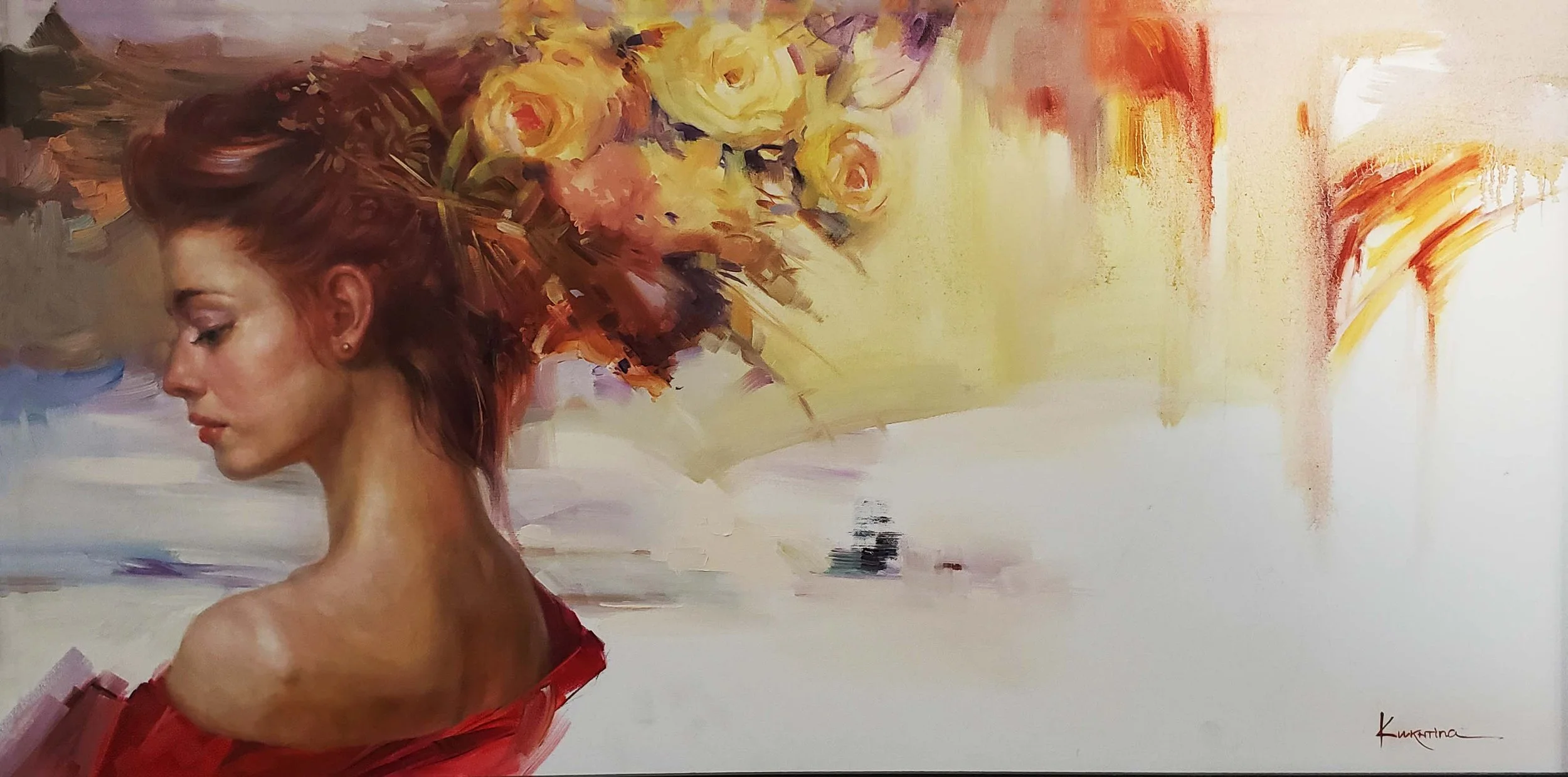 Actress Portrait 20"X40"