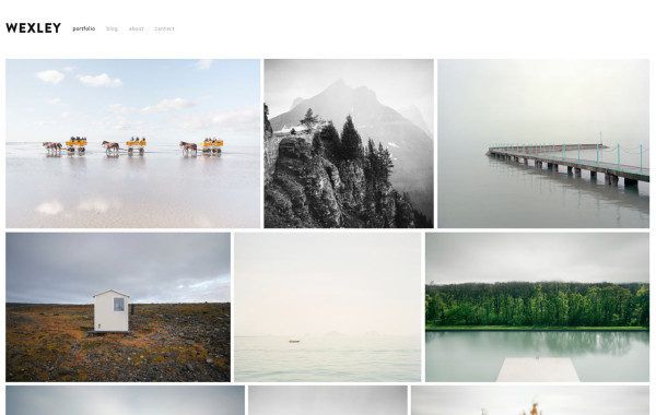 Looking for a template with a great gallery display? Give Wexley a spin.
