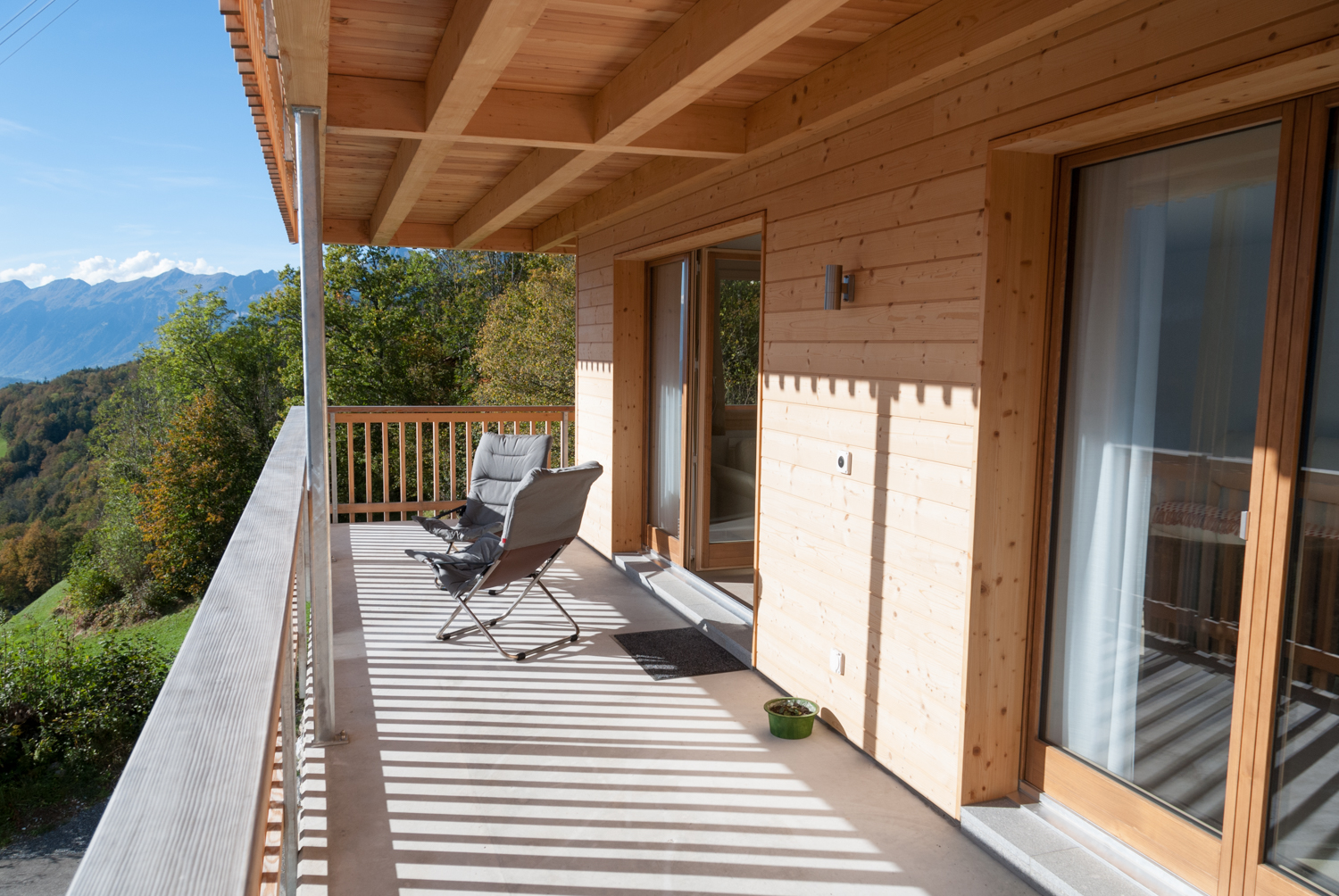 Balkon auf Südseite
