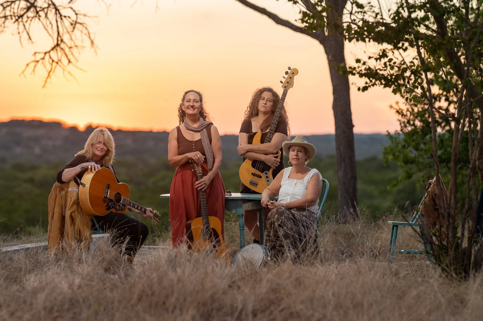 Behind the Scenes with the Hill Country Honeys: A Wimberley Promo Shoot