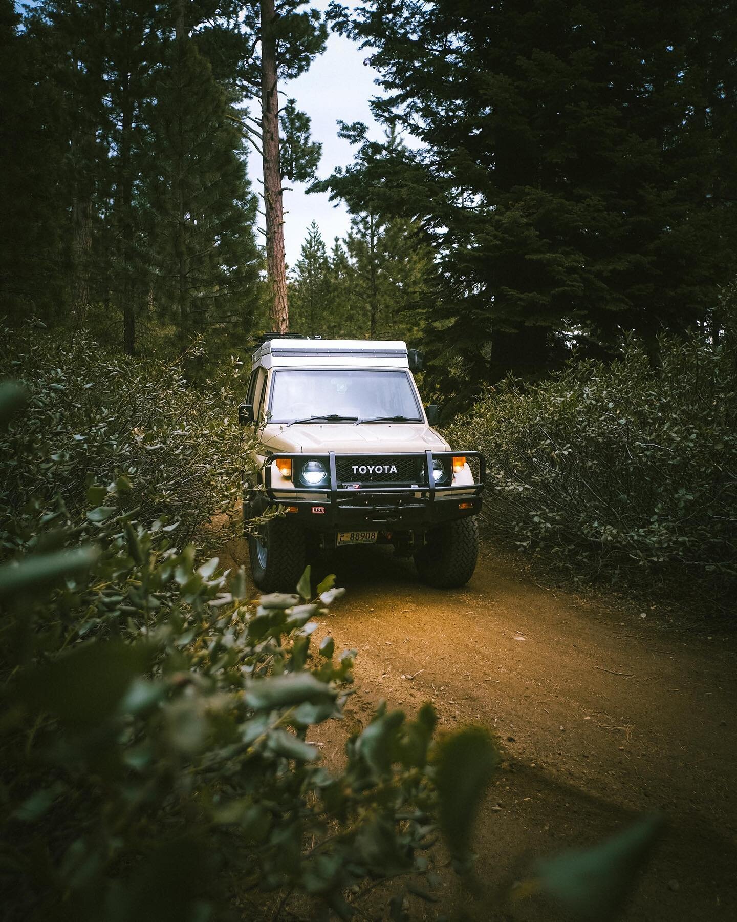 Find you a trail too tight for Sprinters.  Enjoy the weekend y&rsquo;all #landcruiser