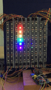 Rainbow Colors on Smart Lamp Working Prototype