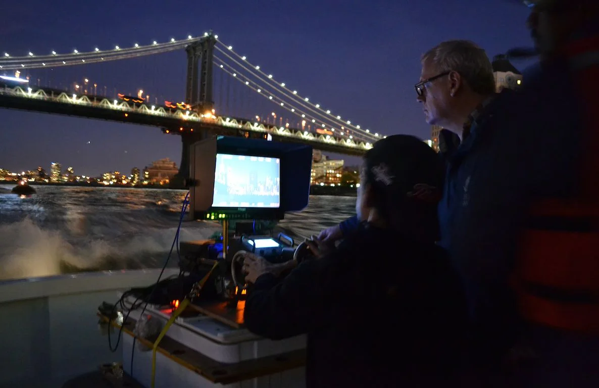 Night shoot, East River.