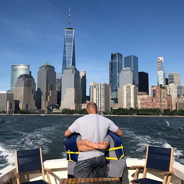 Happy Father&rsquo;s Day!
.
.
#newyorkharbortours #pier25 #fathersday #fathersons