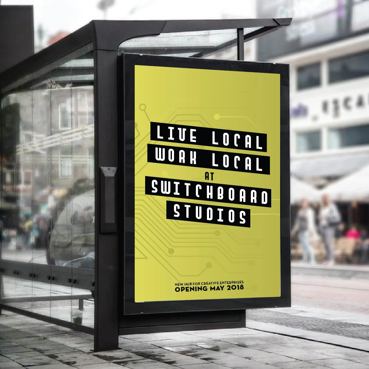 bus stop ad design