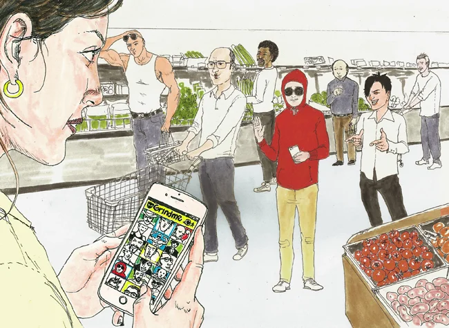 Why isn't there a Grindr for straight people?