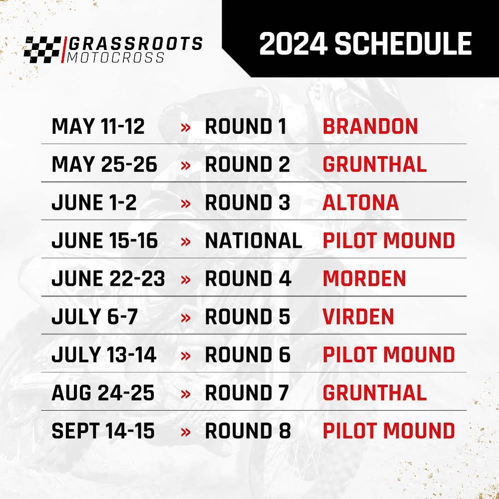 2024 Schedule!