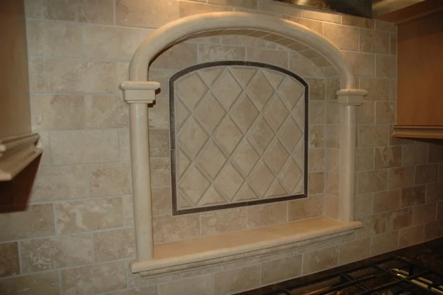 The inset dark border is copper slate. 