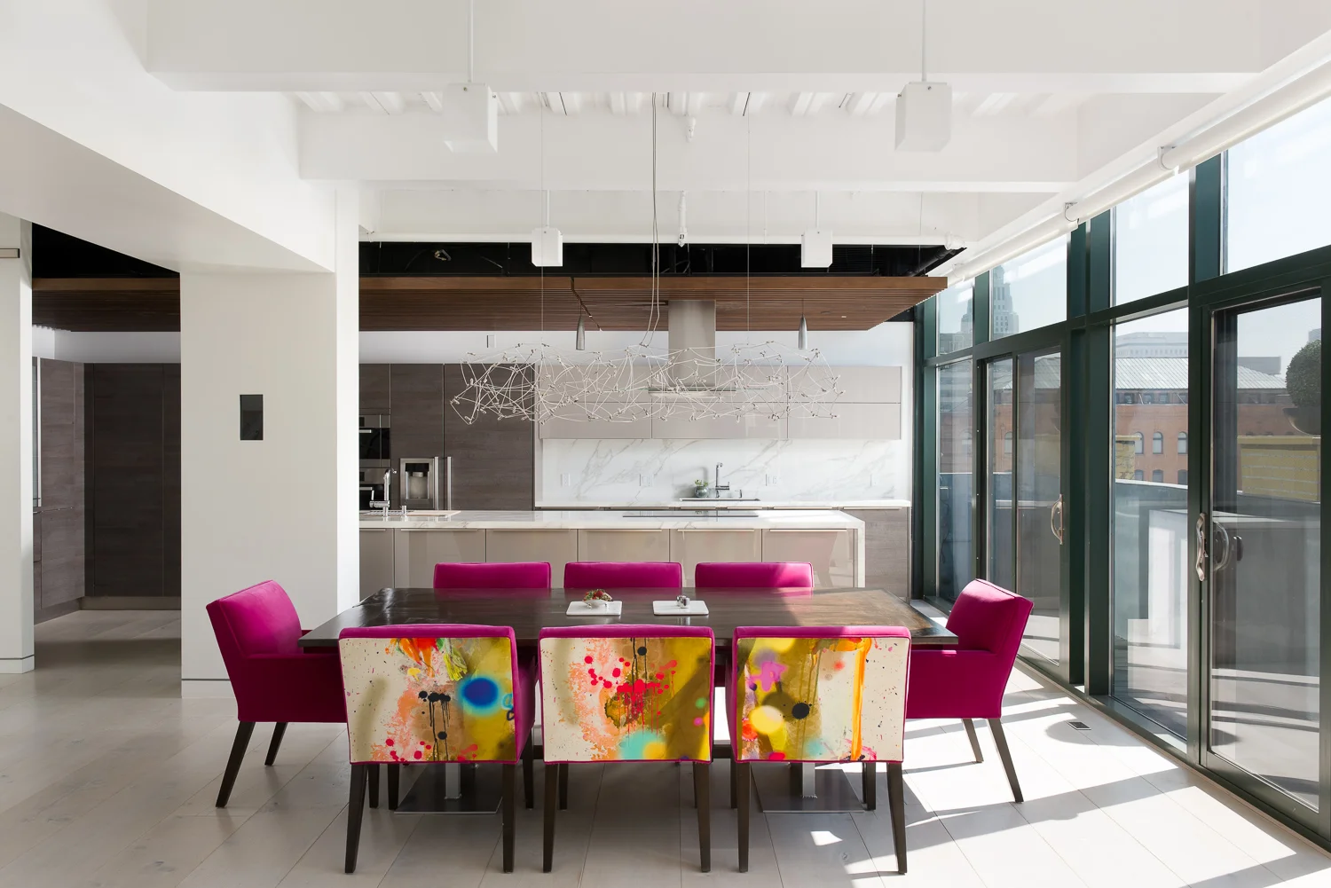Open Plan Dining Room & Kitchen