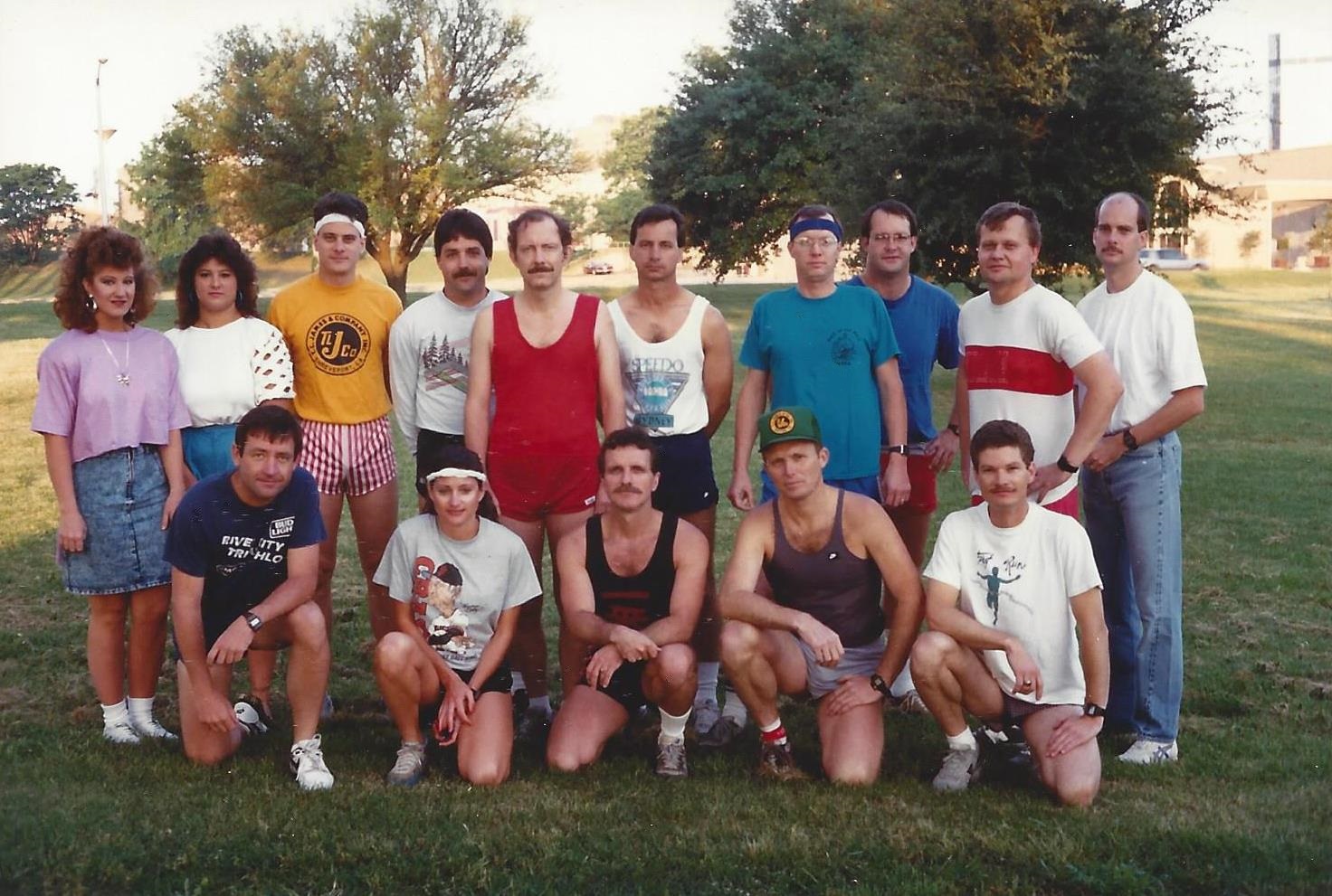 Tennis Tournament and 5K circa 1986