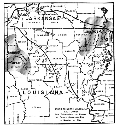 Interior Salt Domes and Tertiary Stratigraphy of North Louisiana