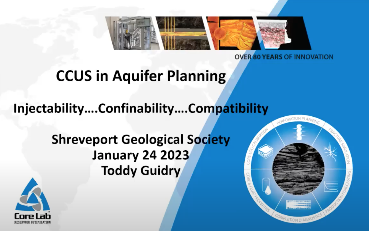 Planning the Analytics for a CCUS in Aquifer Project