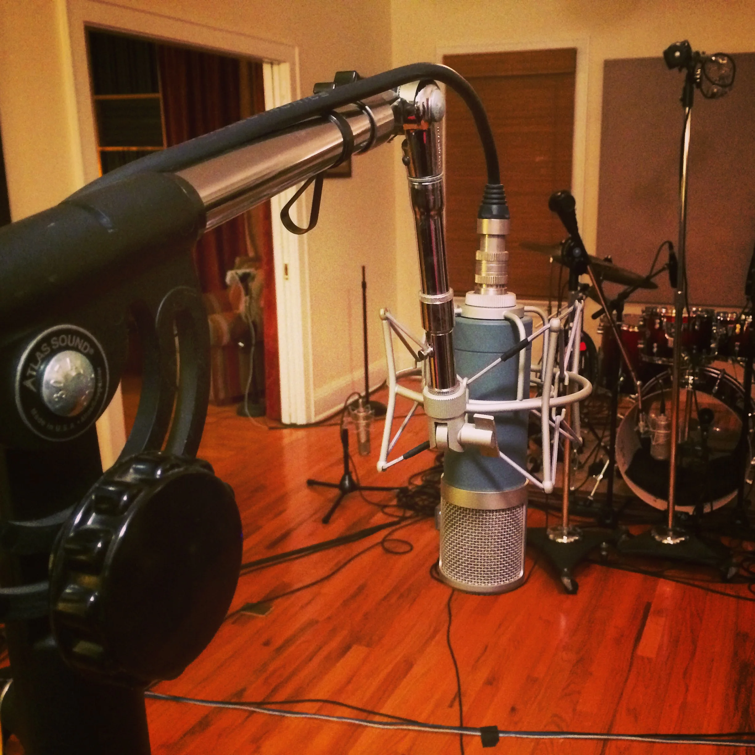 Mono Drum Room Mic...Young Cardinals Sessions at Stump Sound - Louisburg, NC