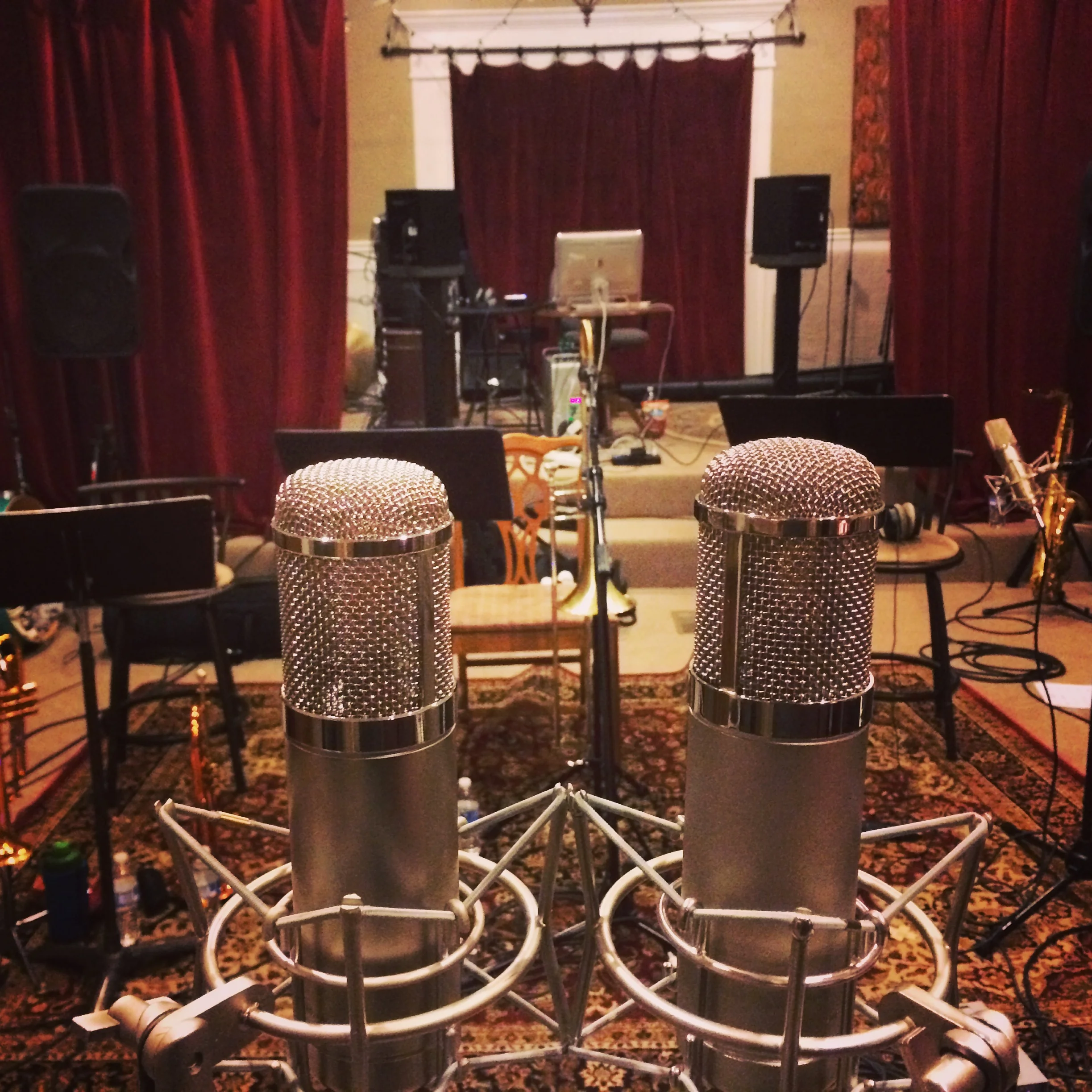 Peluso 47s - Room MIcs - Tracking Horns for the Jacob Bjorn Ep - Nashville, TN