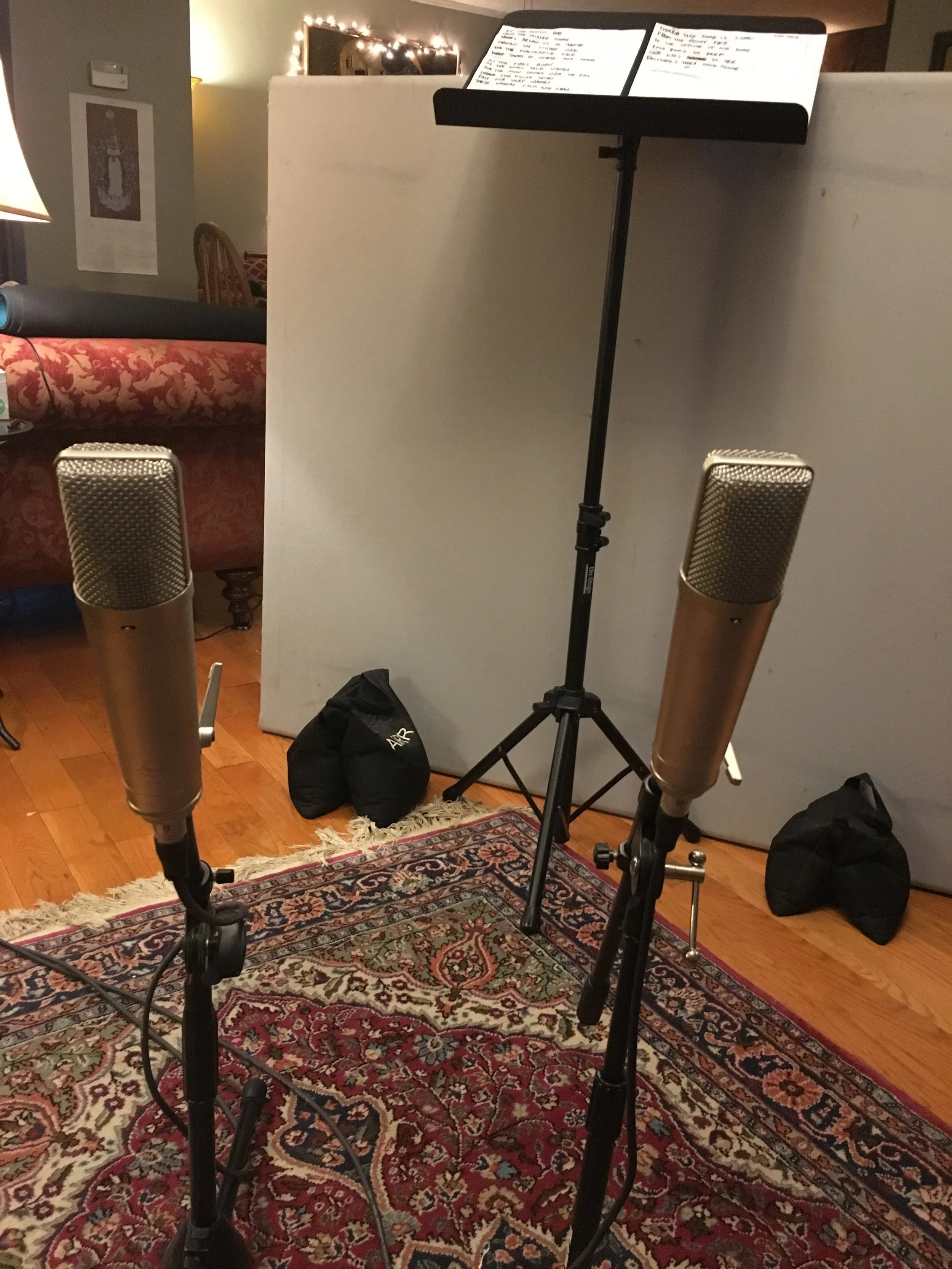 Stereo Miking P87 on John Doyle's Bouzouki