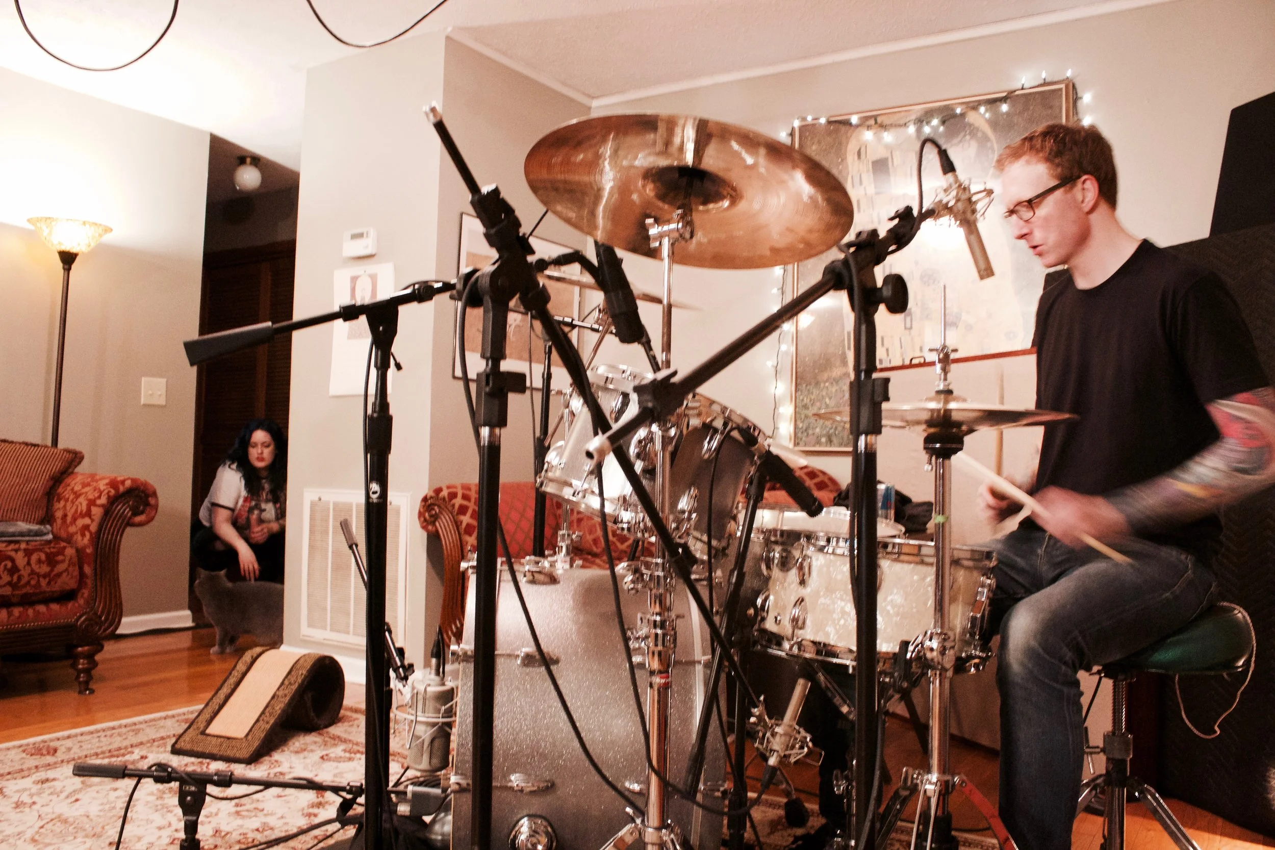 Tracking Drums for Sang Sarah Ep