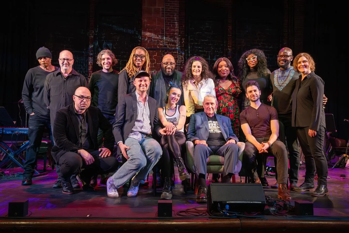 Lovely little run of shows at @92ndstreety with this mucho talented crew, celebrating the life and work of Jonathan Larson. Definitely not ideal to be named Jonathan Linden at a time like this. 

Group snap courtesy of @richardtermine 

#theotherjona
