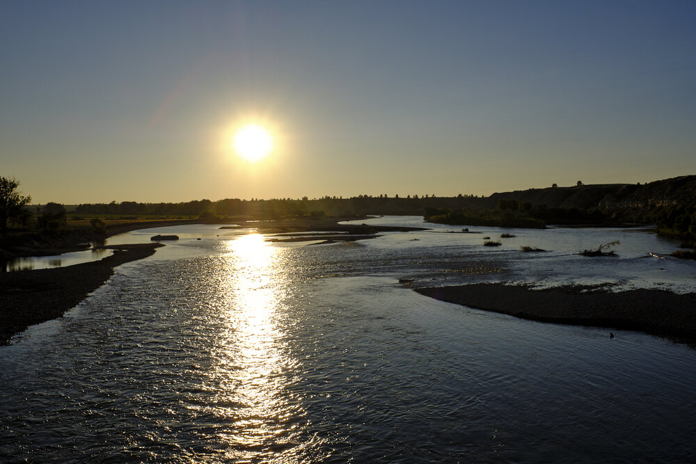 The Yellowstone River, Montana.