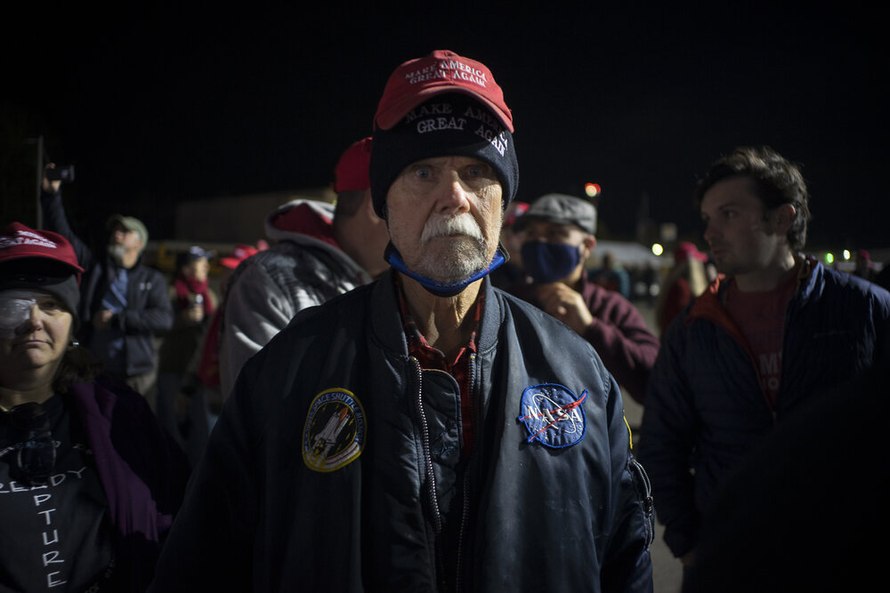 At the Trump rally in Dalton Georgia, January 4th, 2021.