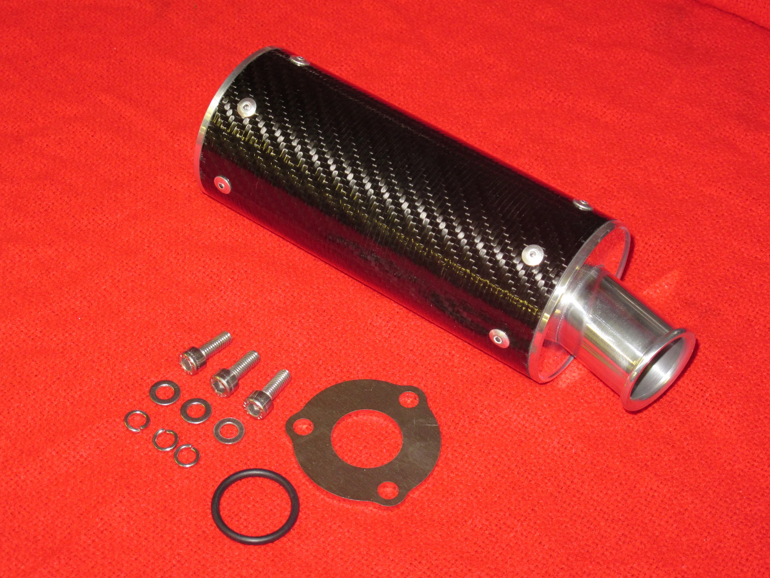 Short Carbon Exhaust can