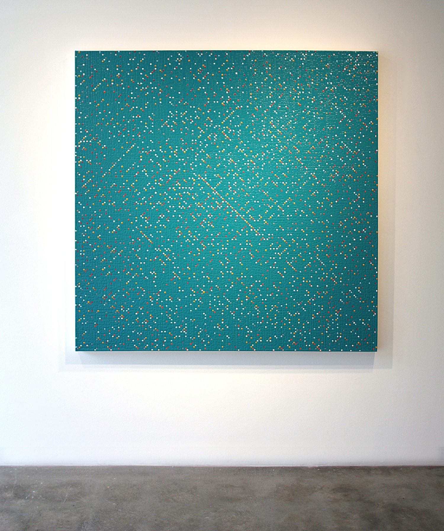 Primary Array # 41, acrylic on canvas, 2010, 48 x 48in | 121 x 121cm