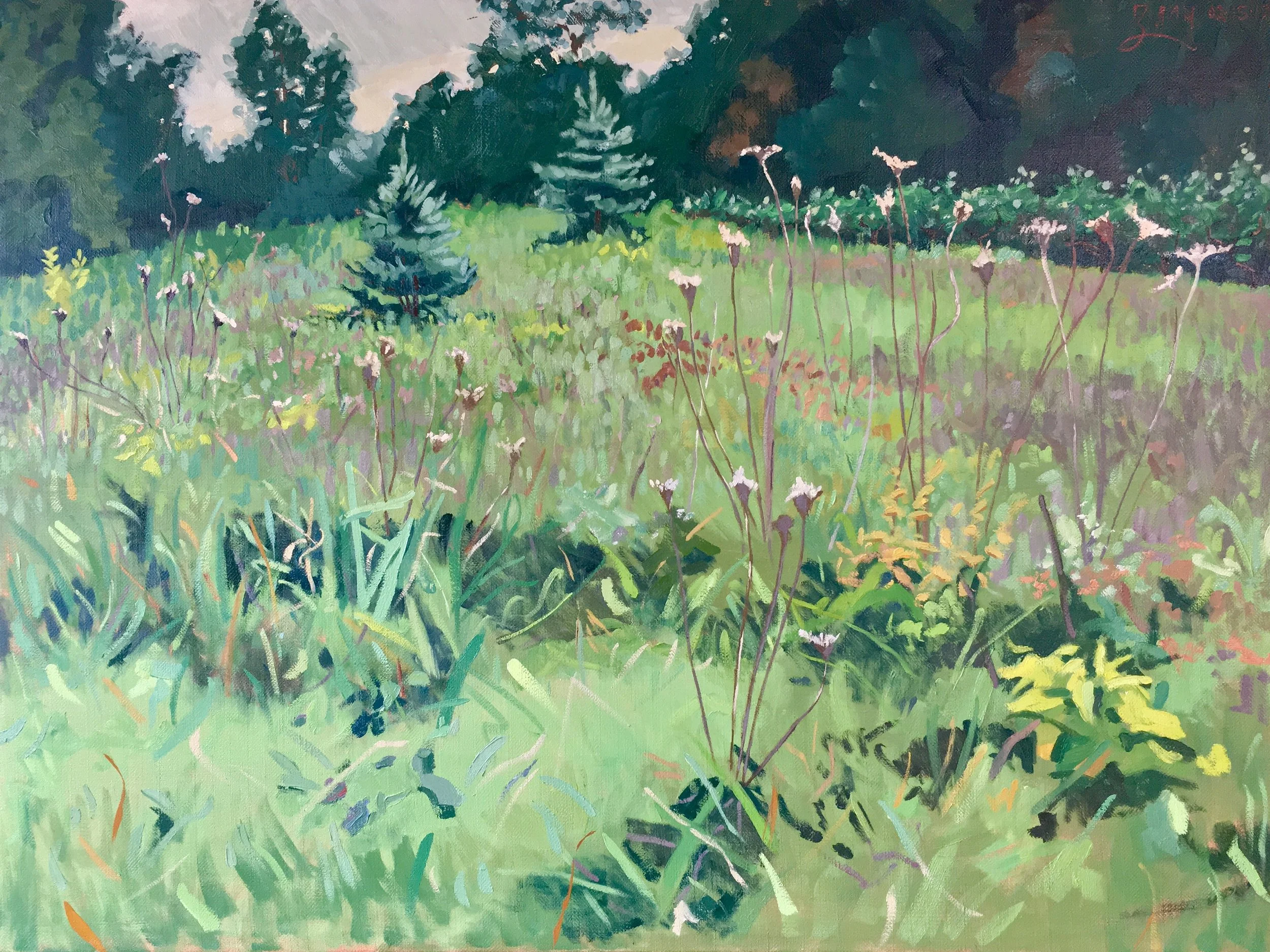 The Peach Orchard, Oils, 36"x48"