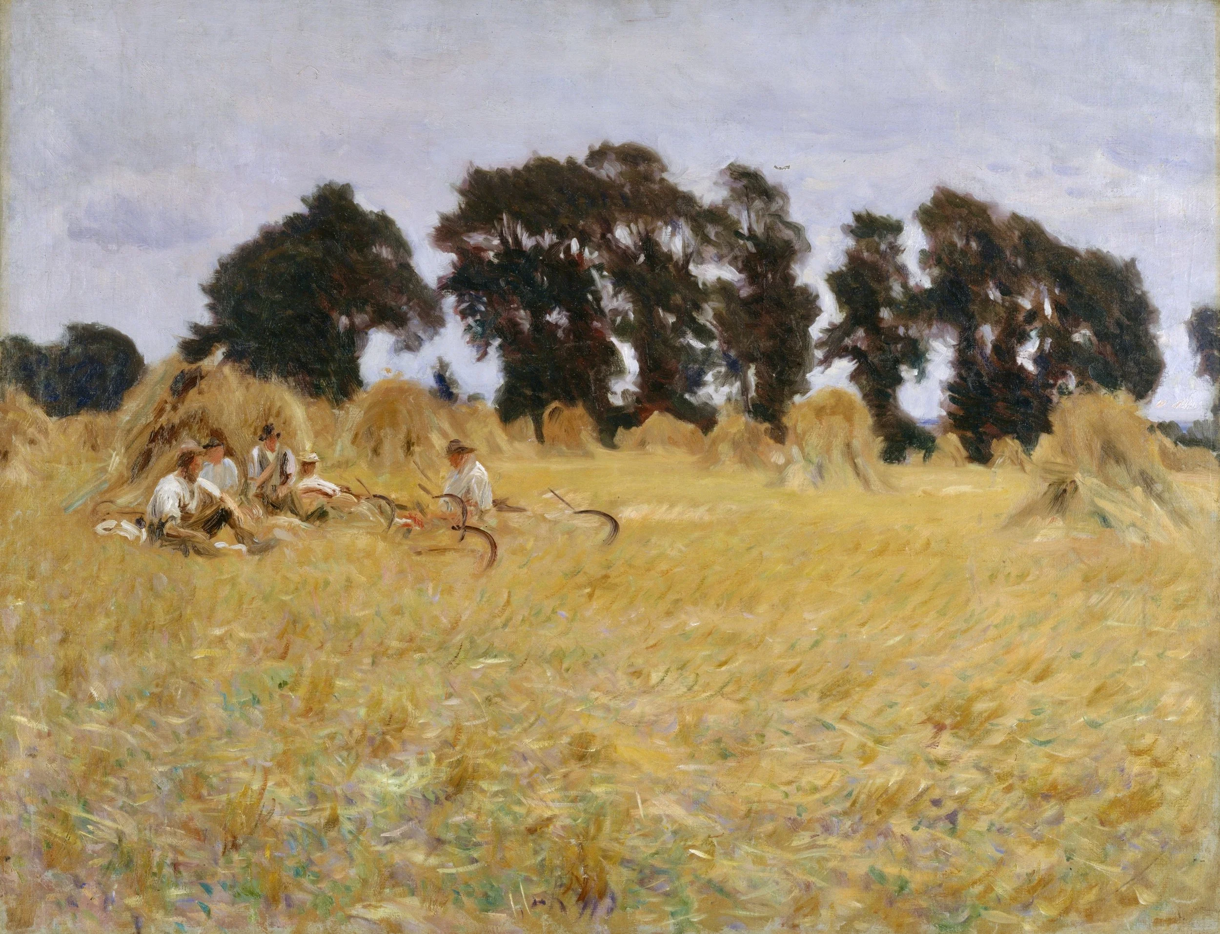John Singer Sargent, Reapers Resting in a Wheatfield