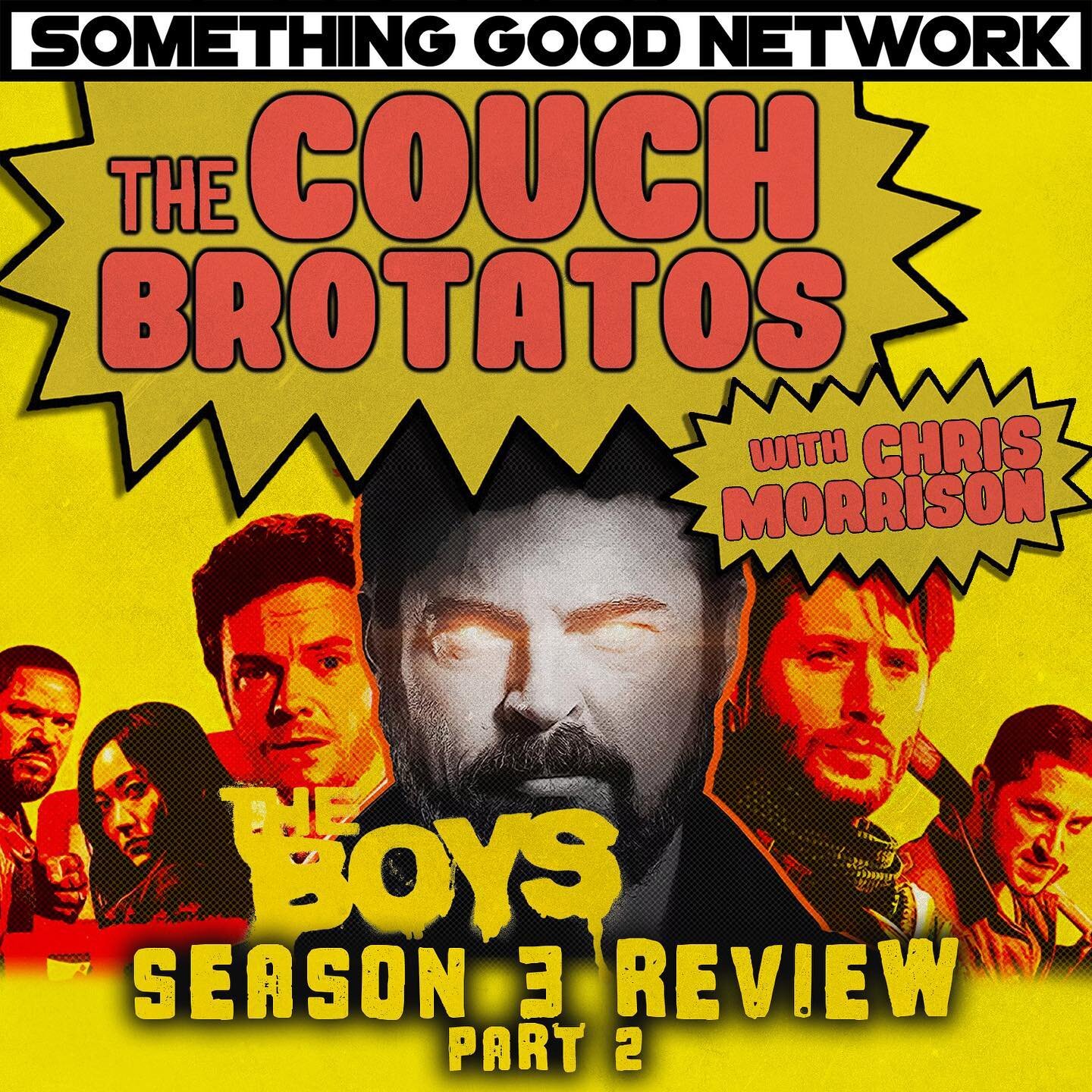 Did you catch WEDNESDAY&rsquo;S new episode of THE COUCH BROTATOS?! Check it out on your fave podcast platform! ➡️ LINK IN THE BIO 💥
⚡️⚡️⚡️
This is PART 2 of our discussion of THE BOYS Season 3 on Amazon! If you didn't catch last week's episode, we 