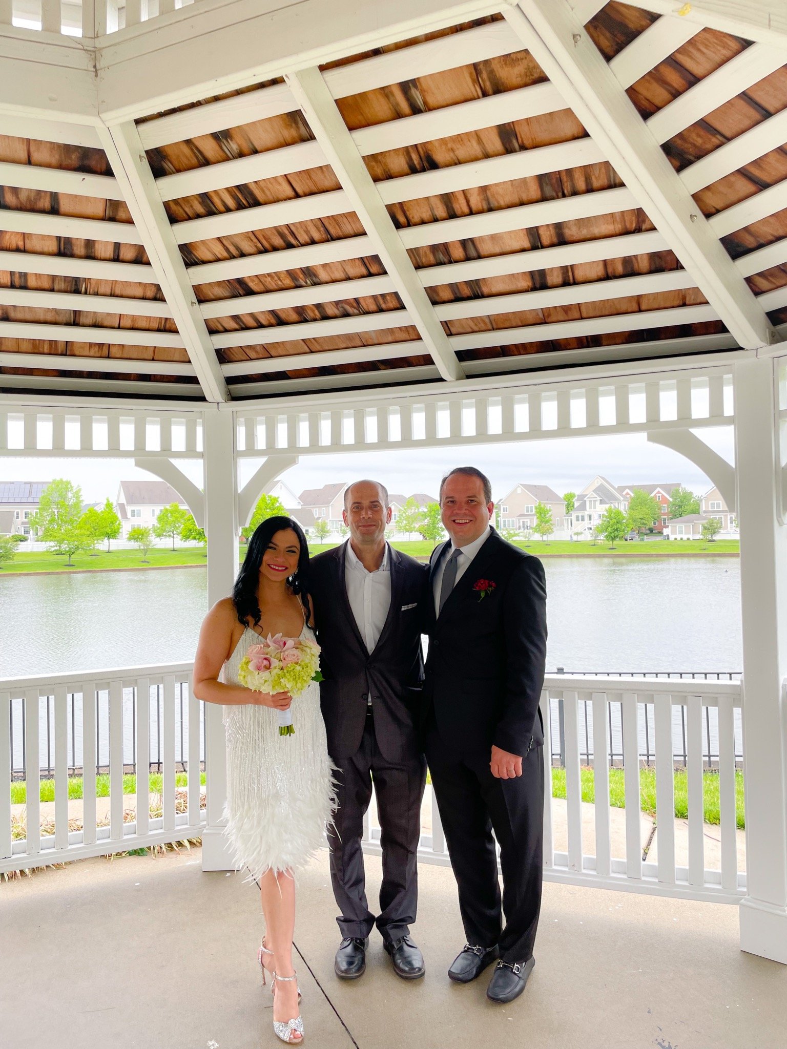 Another Happy Couple Married at the Wedding Gazebo and Chapel in Robbinsville NJ