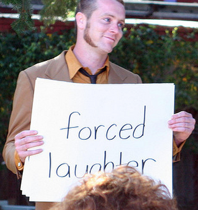 Forced Laughter Ceremony Best Wedding Officiant
