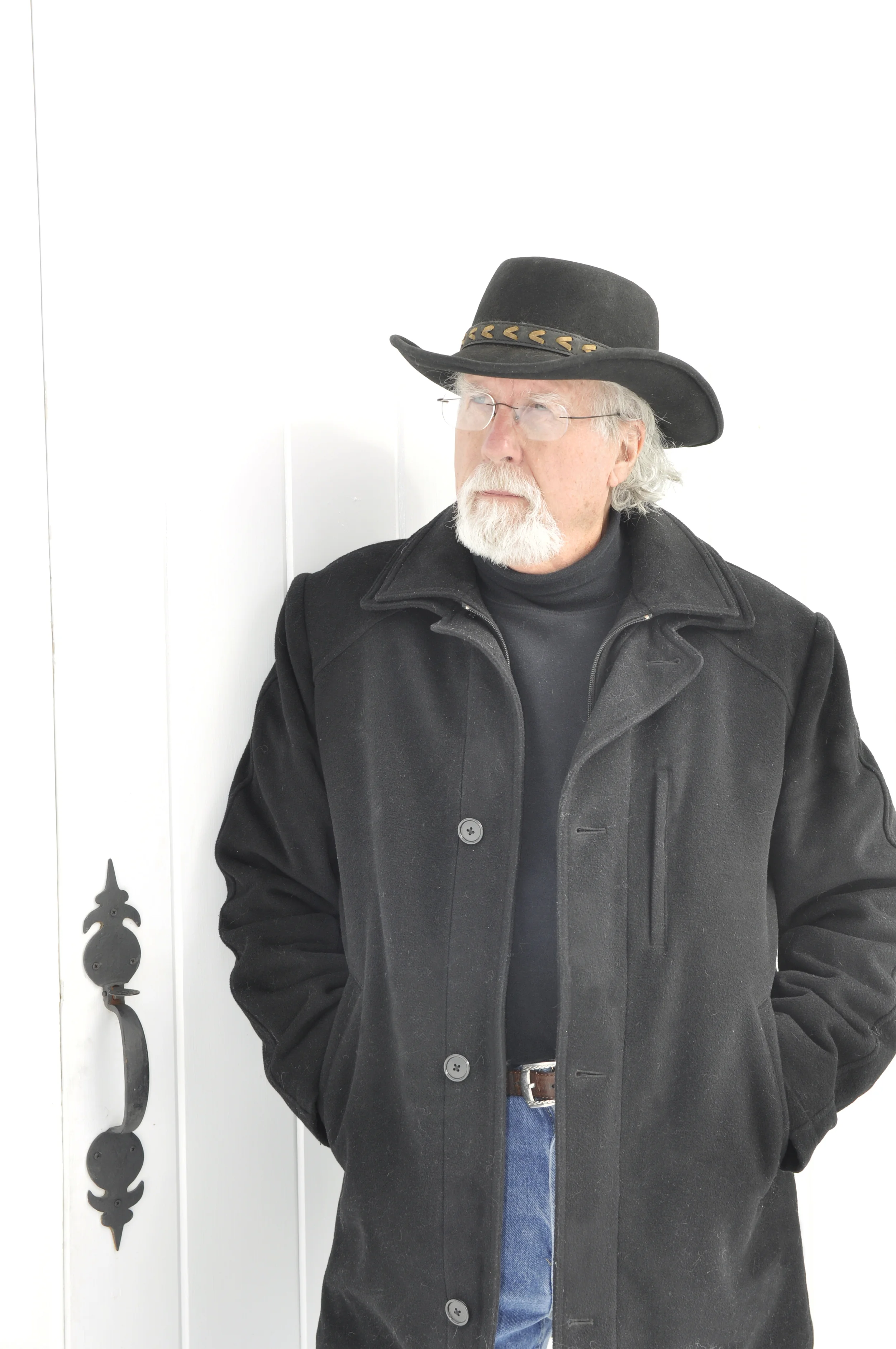 John Gable at his watercolor studio in Woolwich, Maine
