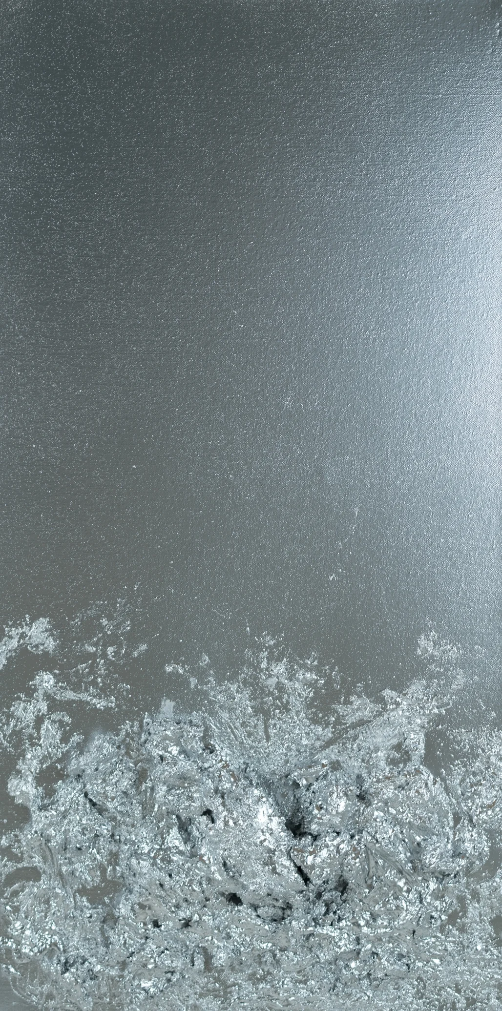  mixed media / beton / acryl / sterling silber auf leinwand  80 x 40 x 17 cm  2016 