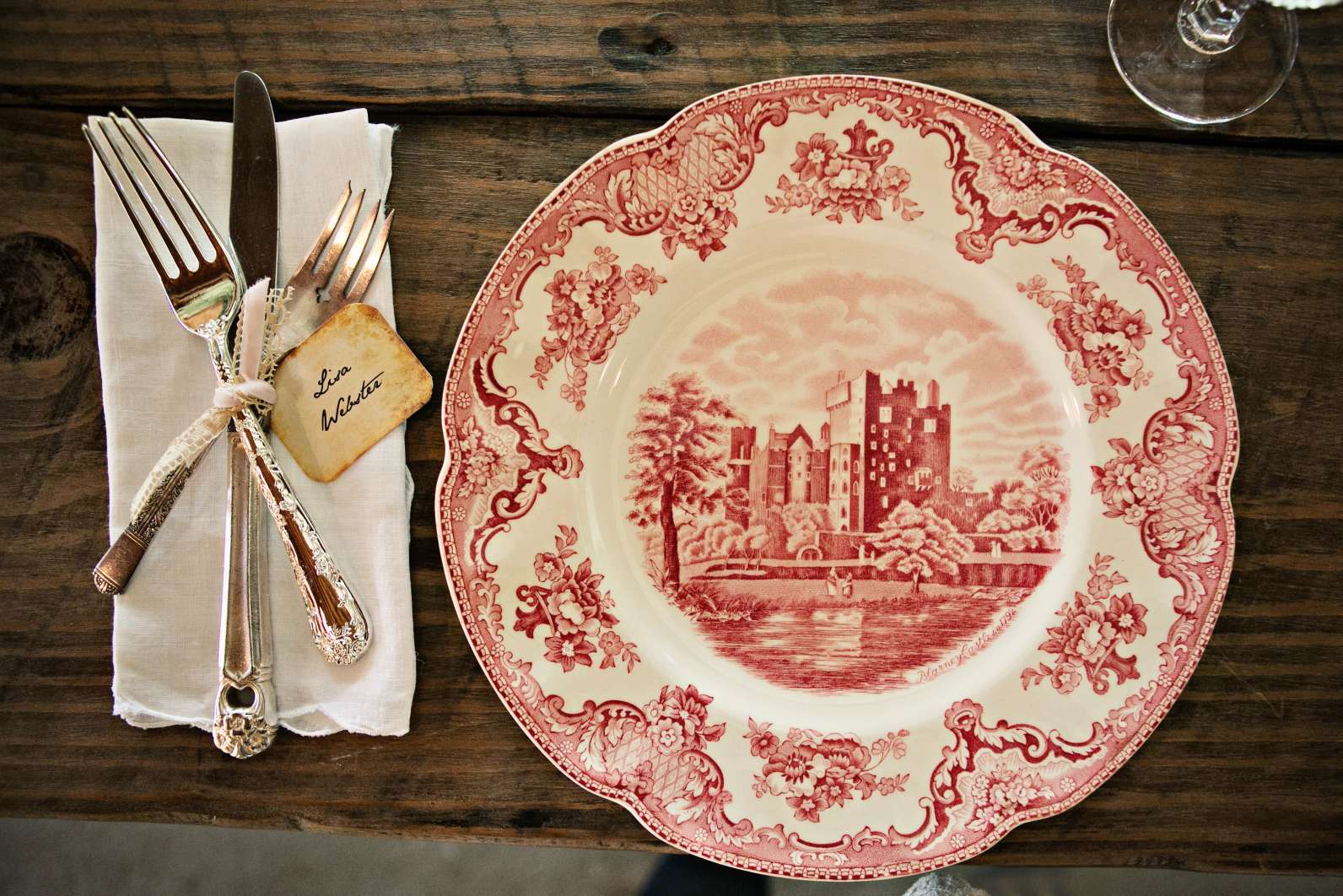 China is a great way to add color (click photo for link to china collection).