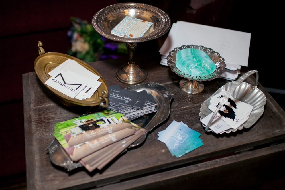 Like a true wedding industry professional, Elena created a designated area to show love to her awesome vendors. Check out the list below for the full team!